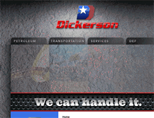 Tablet Screenshot of dickersonpetroleum.com